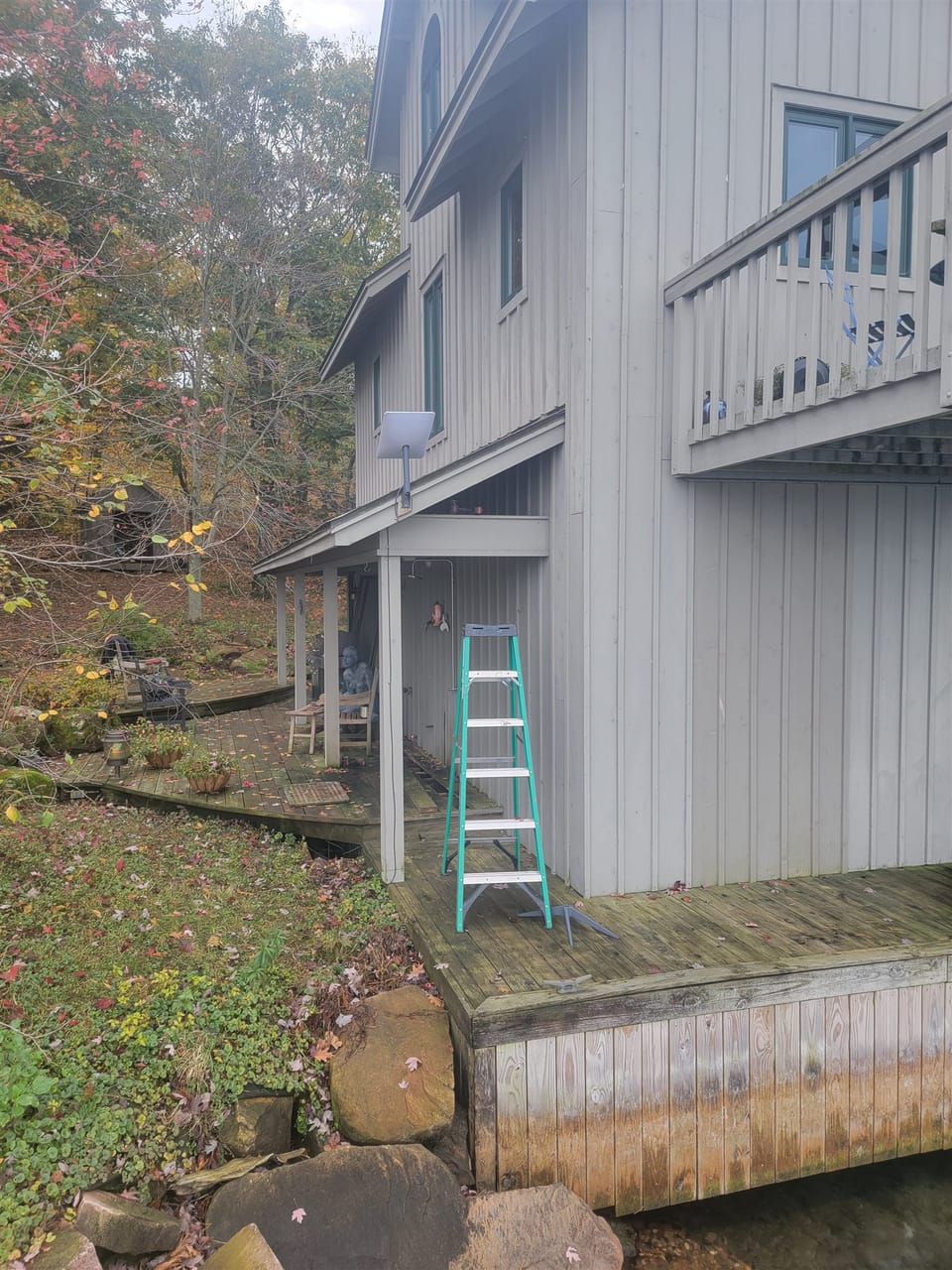 Seasonal waterfront rental property